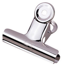 Del round ticket holder 9521 large stainless steel iron clip metal ticket holder 76mm wide