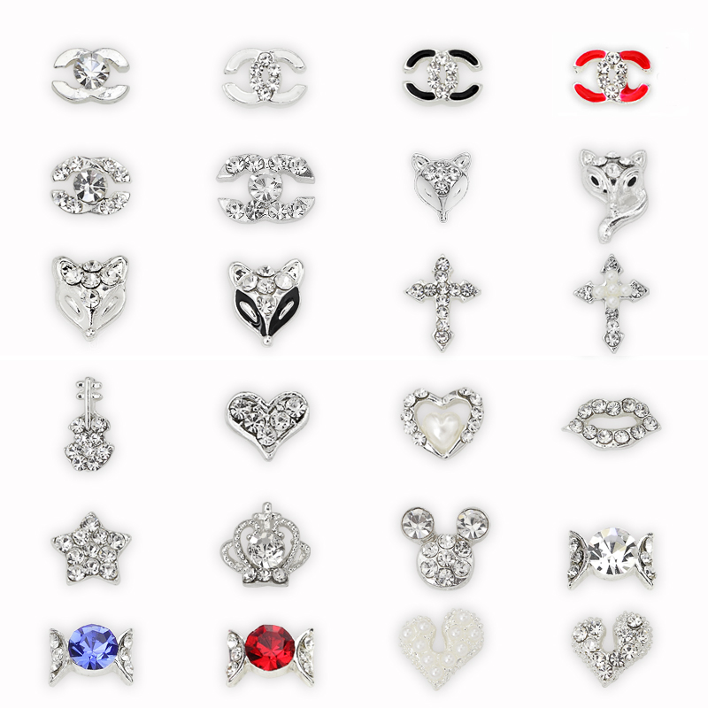 KaSi指甲贴纸美甲饰品 钻石水钻 假指甲指甲油胶合金美甲钻25-48