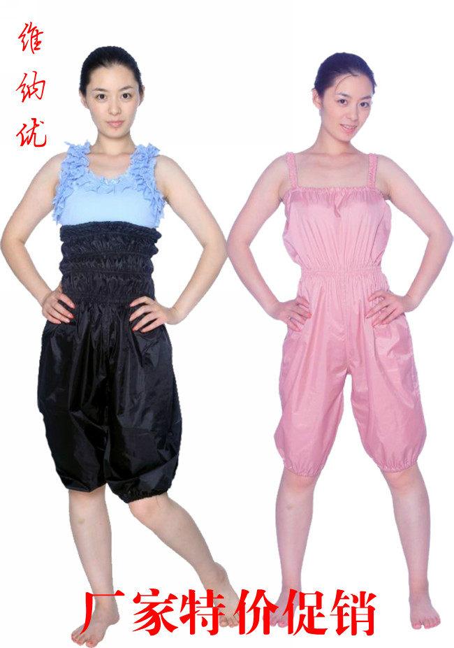 Slimming shorts five-point sweat suit sweat suit sweat suit fitness dance practice pants yoga sweat weight loss suit women