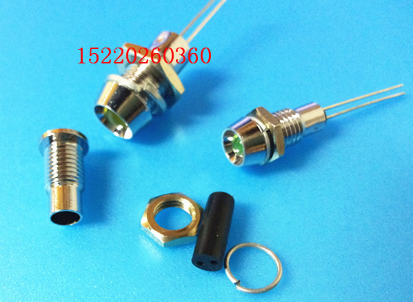 LED copper sleeve F3 F5 metal lamp holder 3MM 5MM copper cover LED seat Huaqiang North spot