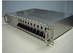 16 slot card-type transceiver rack dual power supply power supply aluminum alloy luxury version on optical fiber collection