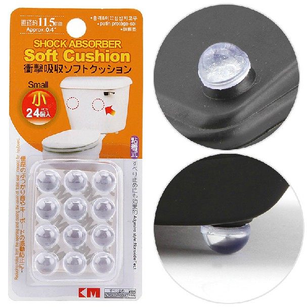 N Japan KM glass anti-slip mat 3M Anti-collision rubber grain silicone anti-crash grain toilet wardrobe door anticollision 1032