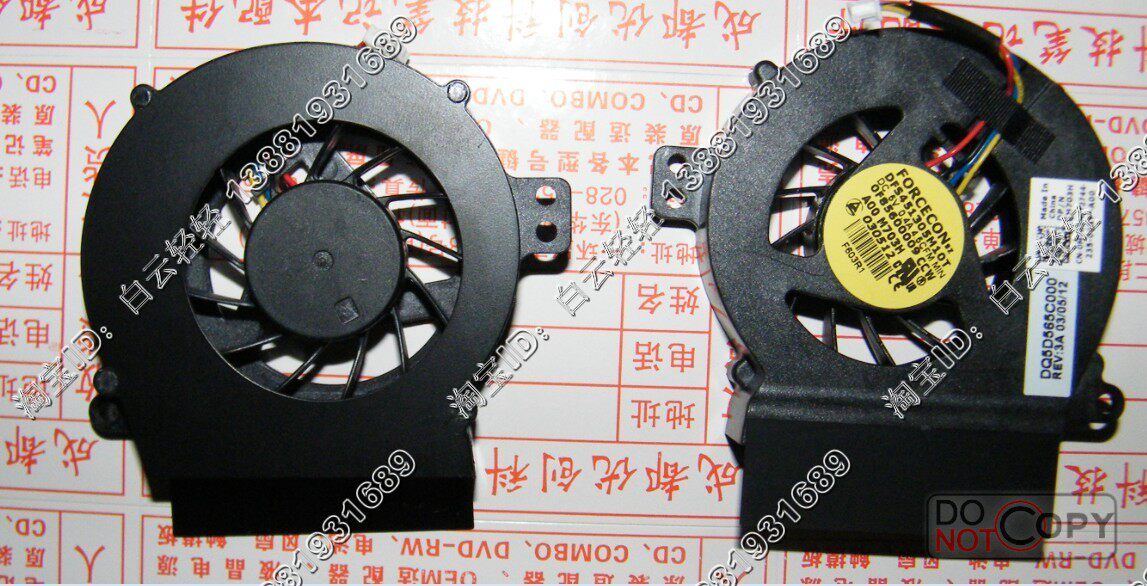 Original DELL Dell DELL A840 A860 1410 notebook fan CPU fan