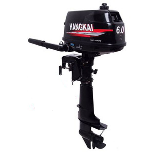 Hangkai 2-stroke 6-horsepower outboard motor stern motor assault boat kayak fishing boat rubber boat outboard motor motorboat