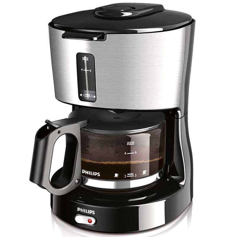 Philips/飞利浦家用咖啡机全自动咖啡壶防滴漏智能速溶HD7450正品