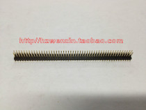 1 27 Double row needle patch row needle row full copper gold plating 2*50 high precision environmental protection material