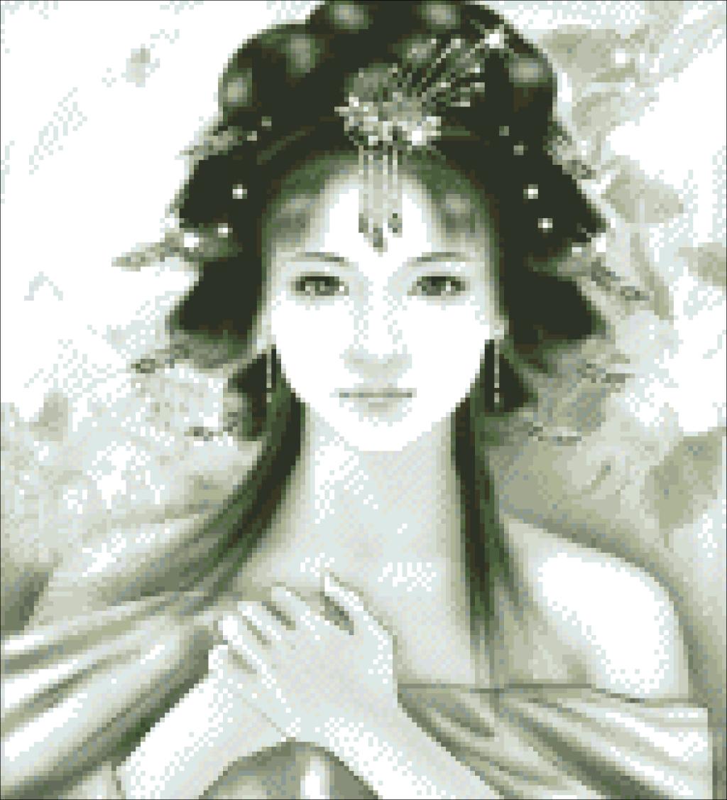 Classical Beauties Paper Embroidered 5 pages 128g Color spray cans paper Print