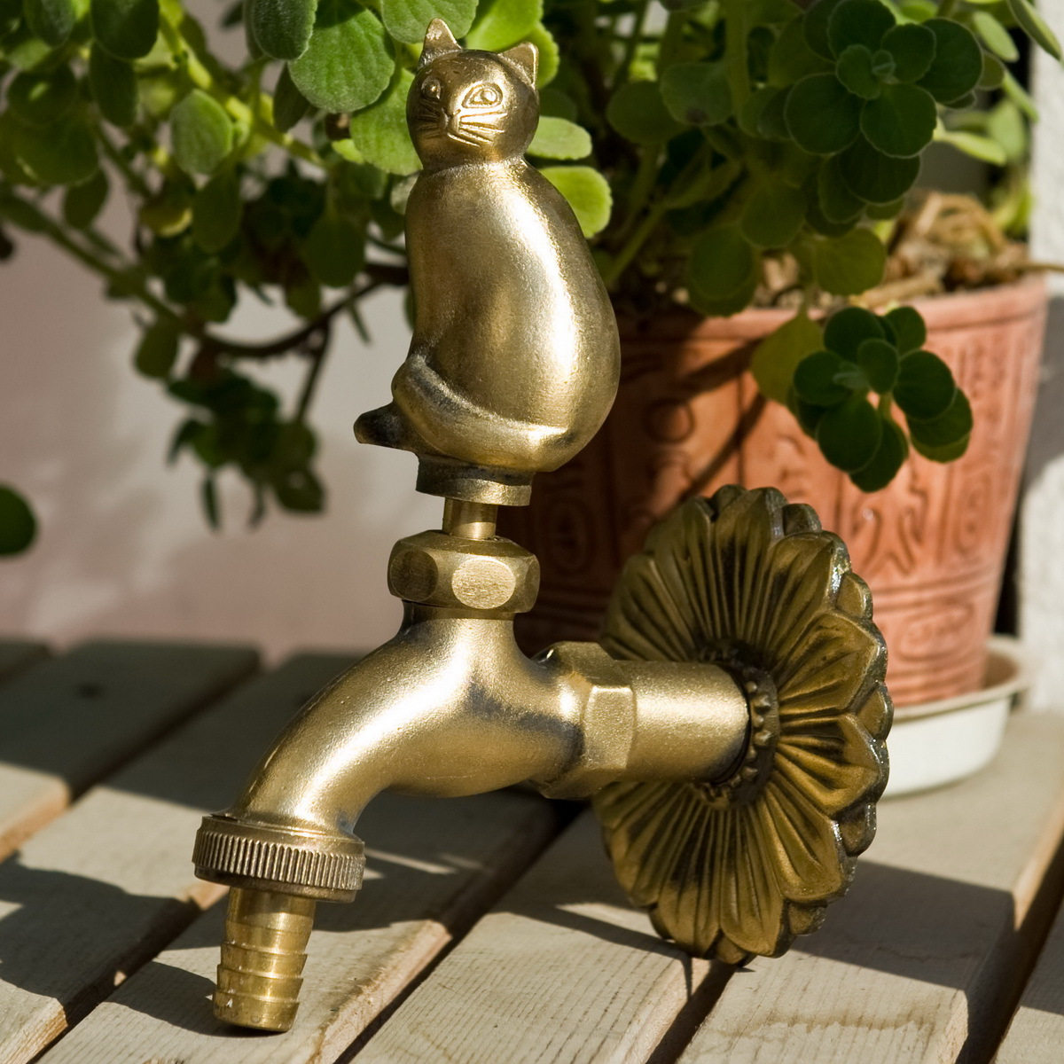 Full Copper Animal Taps Garden Tap Antique Tap Antique Tap Fats Cat