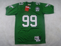 2010 Philadelphia Eagles 99# Jerome brown 50th green Jersey