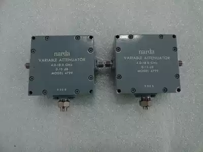 Manual continuation of variable attenuator narda 4799 0- 15dB 4-18GHz SMA