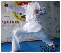 Childrens karate suit Cotton striped karate suit Type group hand Dojo Suit Songtao flow Kyokushin Association Professional Dojo suit