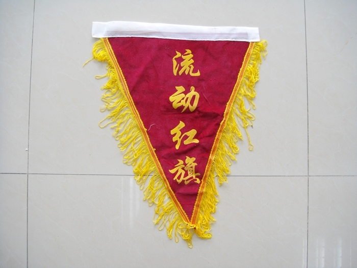 Wave musical instrument triangle velvet mobile red flag young pioneers drum horn team supplies mobile pennant hot selling recommended popularity