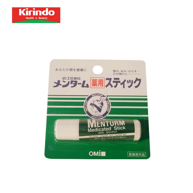 【Kirindo】日本进口近江兄弟社OMI欧米MENTURM唇膏 薄荷滋润 5g