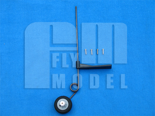 40 - level model aircraft tail wheel bracket