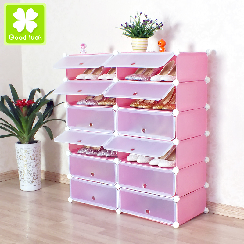 新艺鸿运大容量塑料拆装鞋柜QC-110