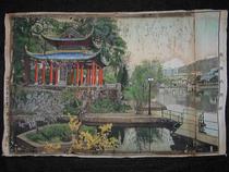 West Lake Newest Lake 42-62 cm Hangzhou brocade silk loom 7 pint (upper right folding and opening 5cm)