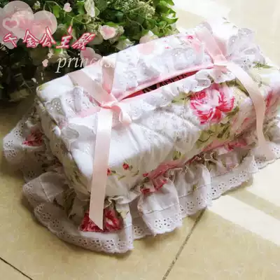 High quality cotton clip ~ inlaid lace tissue box set romantic encounter ~ super beautiful Oh '100 percent physical shooting