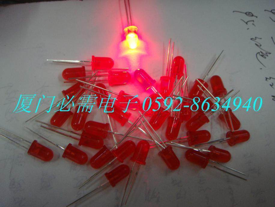 High quality 3MM red red highlight LED light LED light real picture shooting