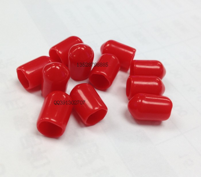 6MM red dust cap red waterproof cap SMA plug socket protection cap plug protection lid