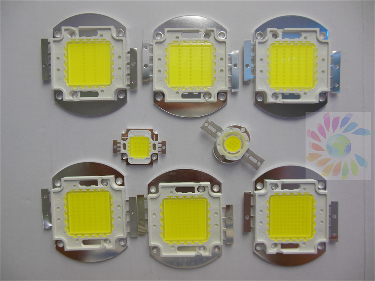 10-100 watt LED light bead integrated high power floodlight lamp light source imported ultra-high-brightness chip