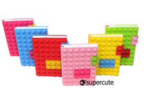 Christmas gift new love building block notebook notepad gift for girls Children puzzle book