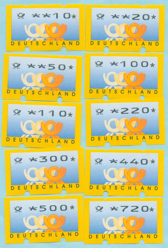 Germany No. 3 10-piece set postal horn musical instrument