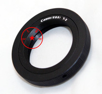 T-2 screw adapter Canon EF bayonet body adapter ring T-2 EF