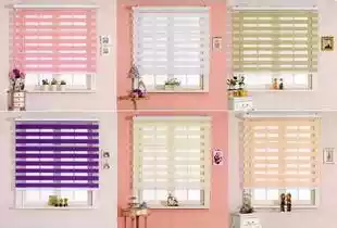 Special offer thickened seven-pleated soft yarn curtain Roller curtain shading double-layer blinds Zebra curtain Rainbow curtain Living room