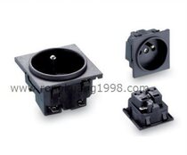 E-09 French socket Card socket Cabinet socket PDU connector German French wiring socket