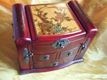Antique mirror jewelry box Antique jewelry box Antique makeup box Antique mirror box Makeup box Nostalgic jewelry box