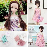 Quần áo búp bê đặt gói phụ kiện đồ chơi trẻ em có thể là quần áo búp bê quần áo cô gái nhỏ tặng quà bup be baby