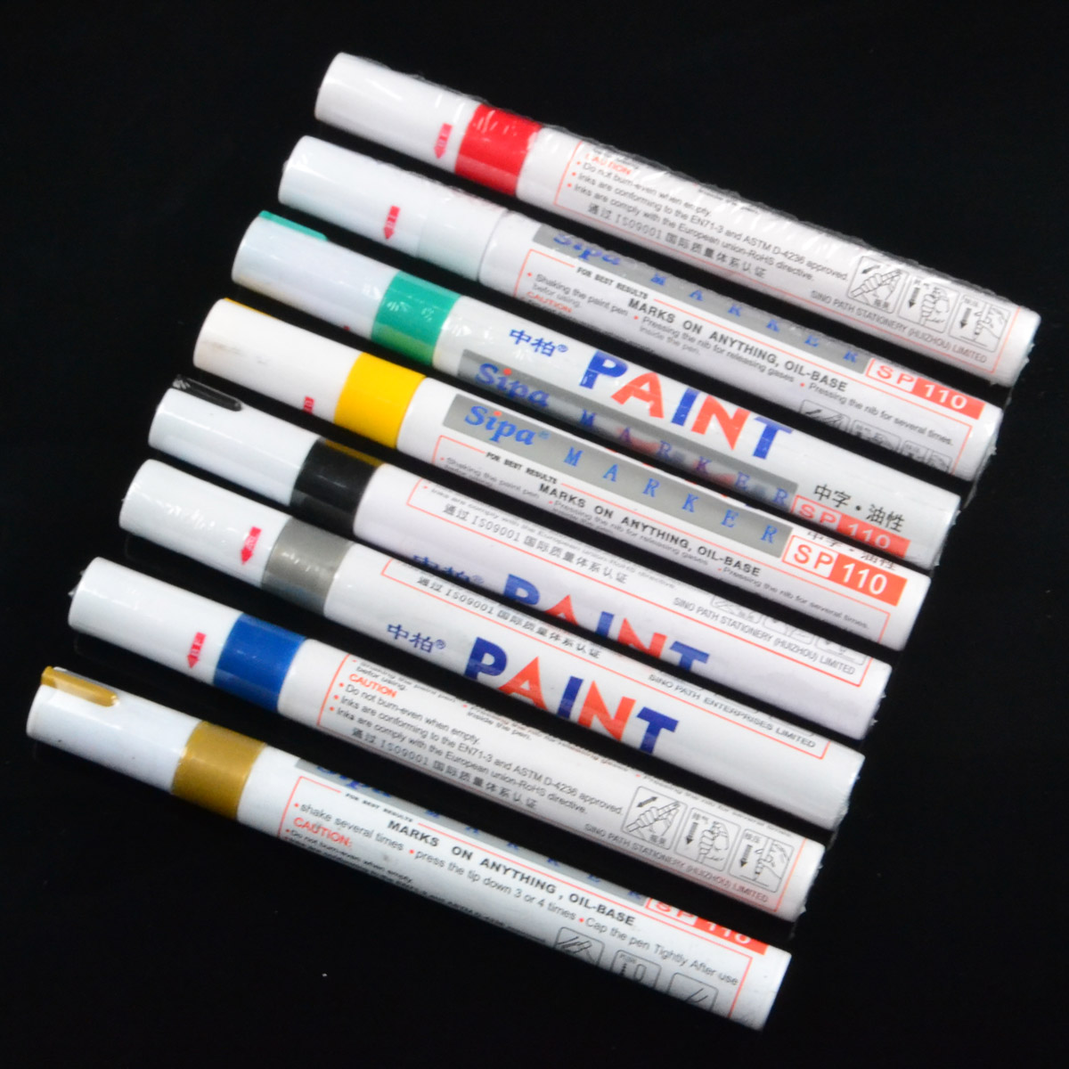 Bicycle mountain car frame front forklift ring radiation paint pen repair paint pen