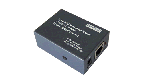 VGA transfer network cable VGARJ45 converter VGA network cable extender launch lightning protection network box vision