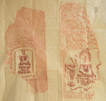 Tang Dynasty statues stone rubbings