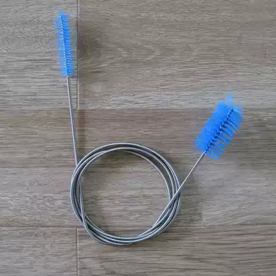 (Shangpin Aquarium)Double-headed inlet and outlet water pipe cleaning spring brush 160cm water pipe brush Filter barrel pipe brush