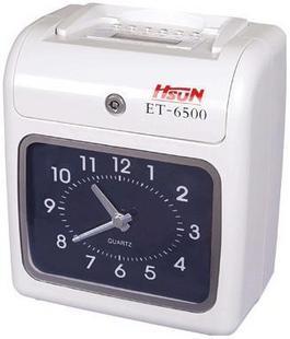 Haoshun Crystal Secret Examiner's attendance clock ET-6500 to beat the card-clock card-card-card machine-attendance machine card-type