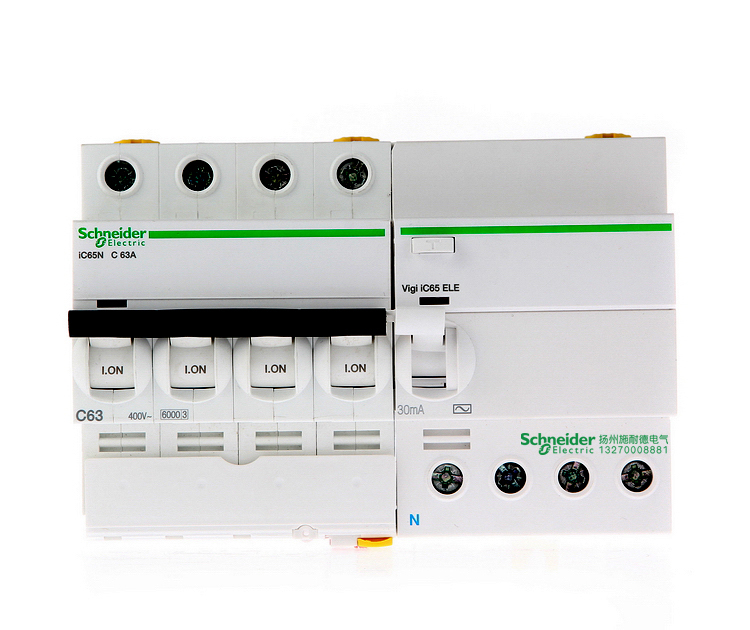 Schneider's fifth generation 380V leakage IC65N4PC 63VIGI leakage protector air switch