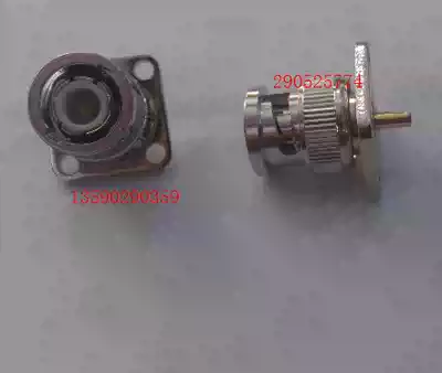 RF coaxial connector BNC male head with small square board wiring Q9 male head wiring Video monitoring connector