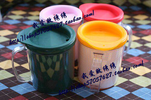 South Korea Import Cross Stitch with lid Insured water glass Insured cup ink Green