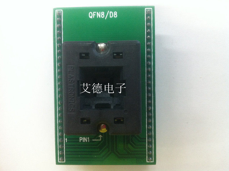 Japan brand new original dress QFN8 test seat DFN8 burn seat QFN8 DIP8 DIP8 QFN8 burn write seat 8 * 6