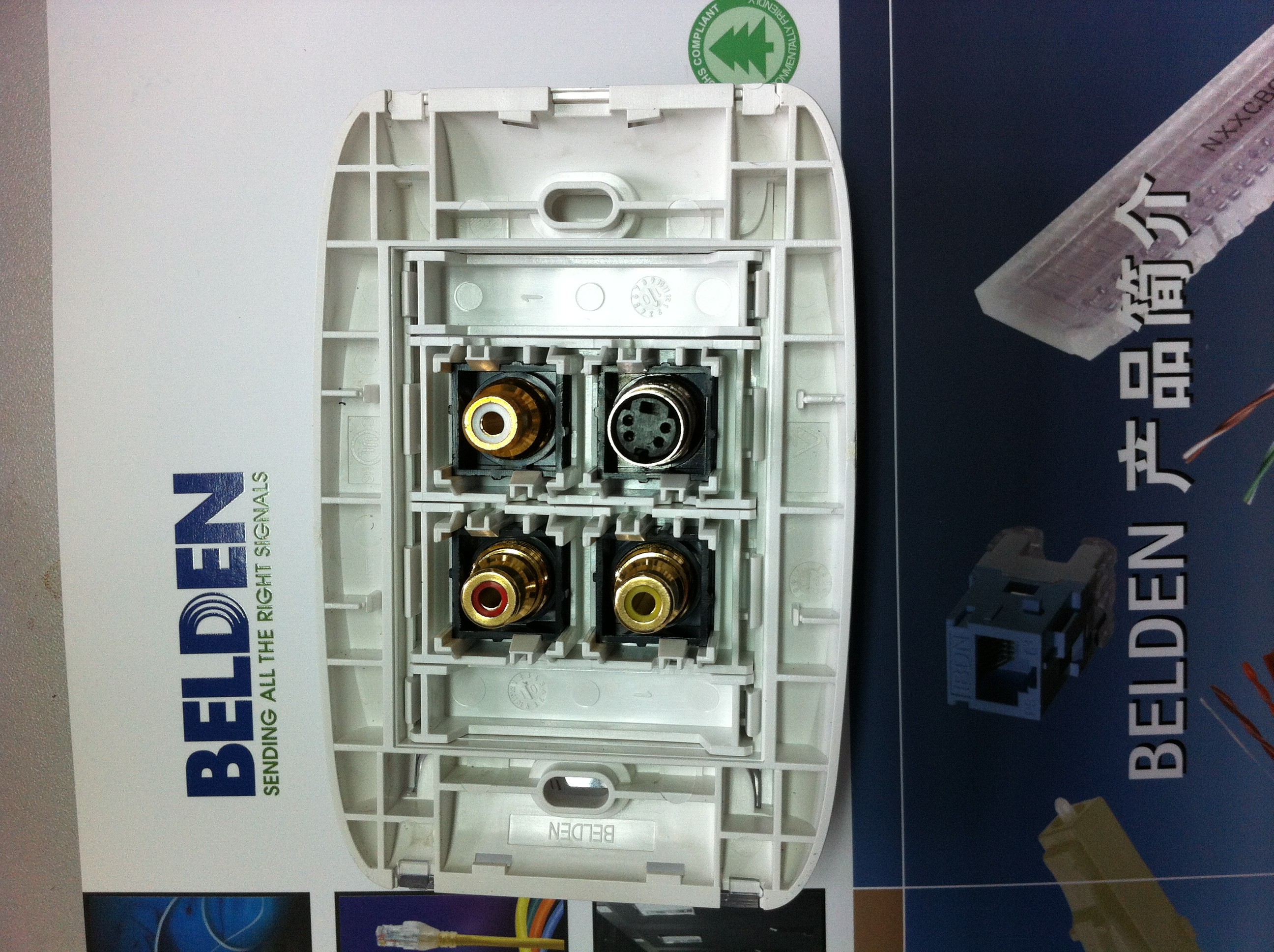 belden Pepton 6C MDVO KeyConnect universal single-mouth panel national standard square NN01520