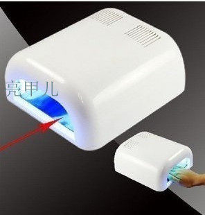 美甲用品 美甲光疗灯 光疗机 36瓦紫外线灯 可定时带4根灯管