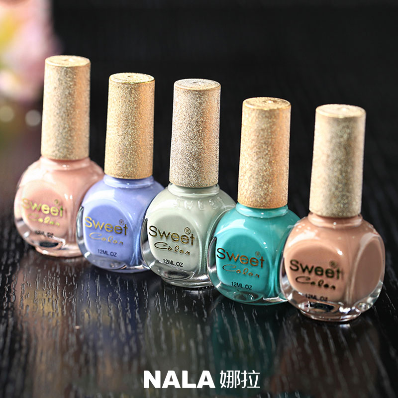 NALA正品 Sweet Color环保指甲油漆光实色系列12ml 24色