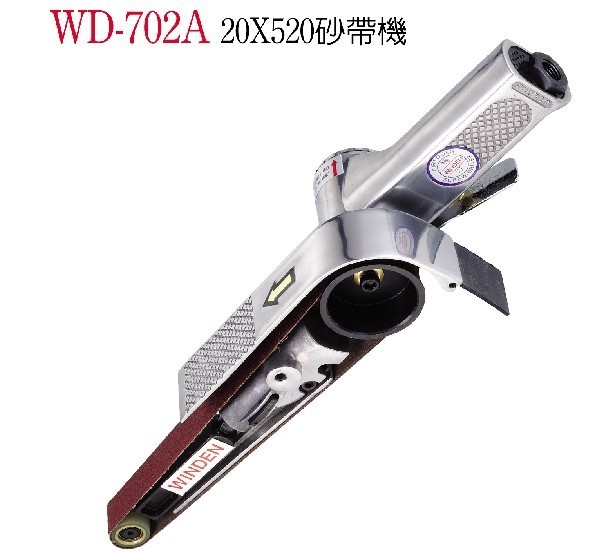 Taiwan Steady Tine pneumatic tool WD-702A 20 * 520 sand belt machine