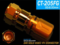 yarbo ya bao CT-205FG(CT-301TF) HD cable TV inch sounding brass or a clangin Port F HEAD OD:8 5mm