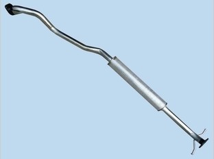 Double thickened Changan Suzuki Swift middle section stainless steel silencer Swift exhaust pipe car silencer