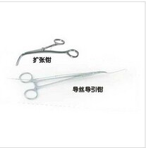 Expansion forceps and guide wire guide forceps Expansion forceps Guide wire guide clamp Guide wire clamp