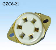 Six - foot vacuum tube holder GZC 6 - 21 hexaded universal tube seat