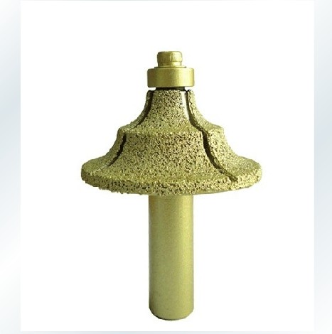 Hengli quartz stone tool head Euro type 2 type knife brazing diamond cutter 12 7 large gong machine engraving machine European style edge