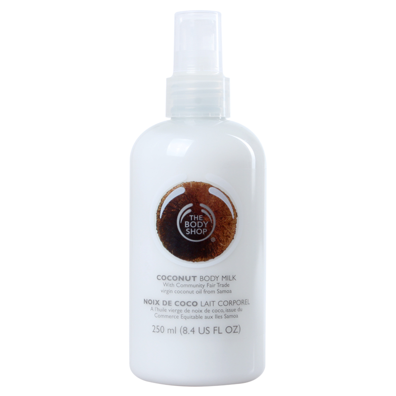 香港直邮The Body Shop/美体小铺 椰子牛奶身体乳水乳液250ml